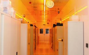 Scottish Microelectronics Centre Cleanroom laboratory corridor